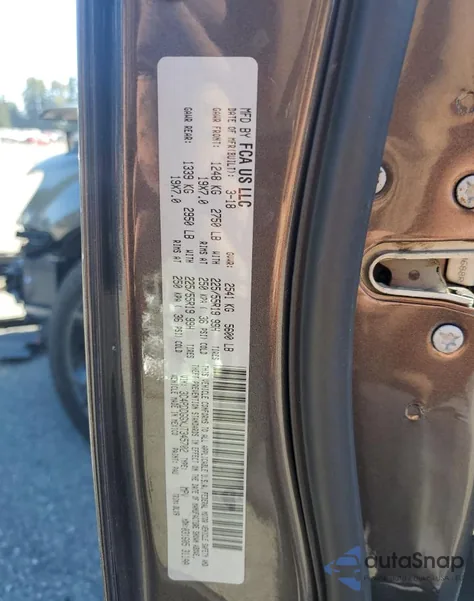 2018 Dodge Journey Crossroad из США, поврежденный, VIN 3C4PDDGGXJT345702